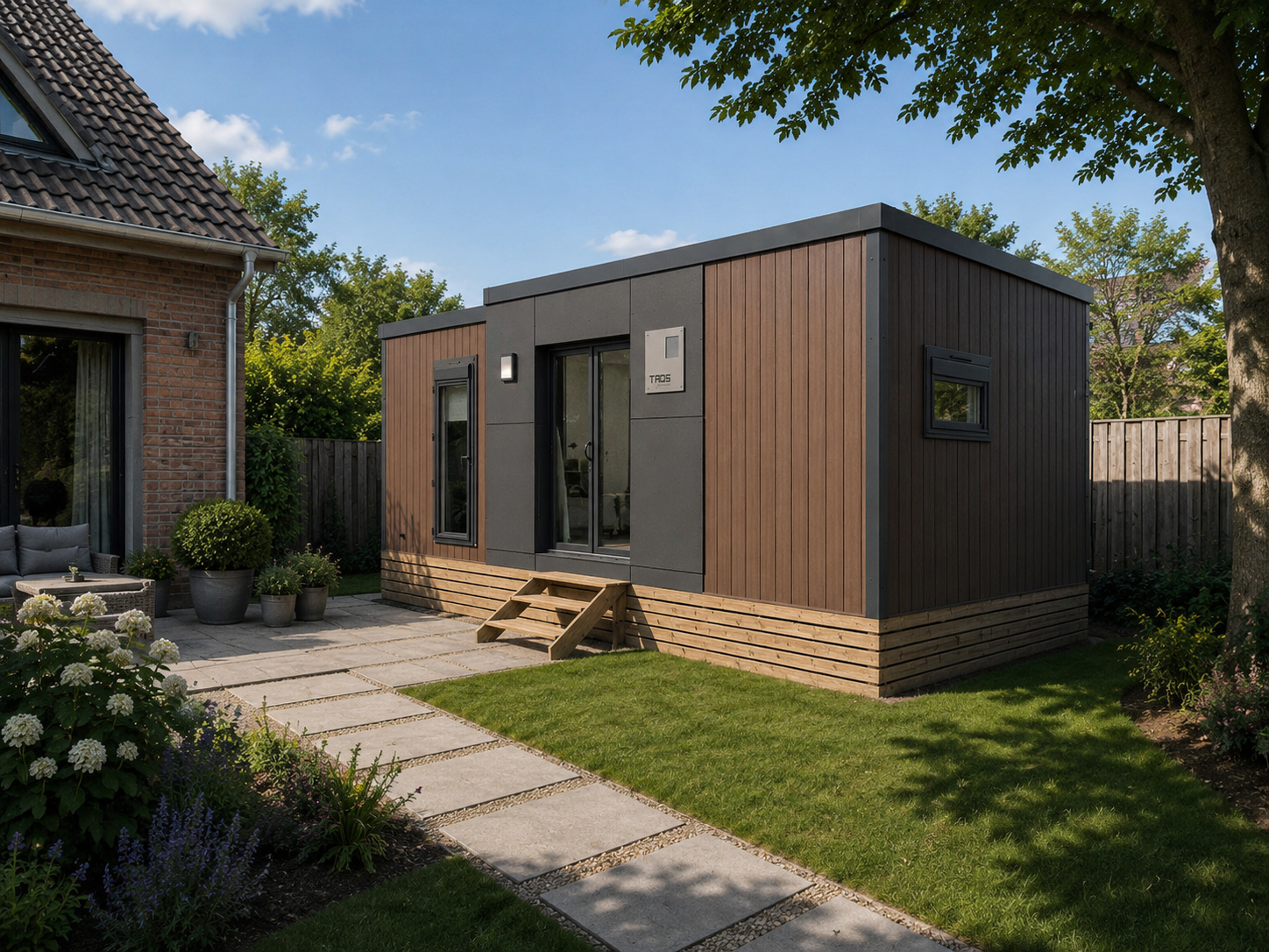 Mag je zomaar een stacaravan, chalet of lodge in je tuin zetten?