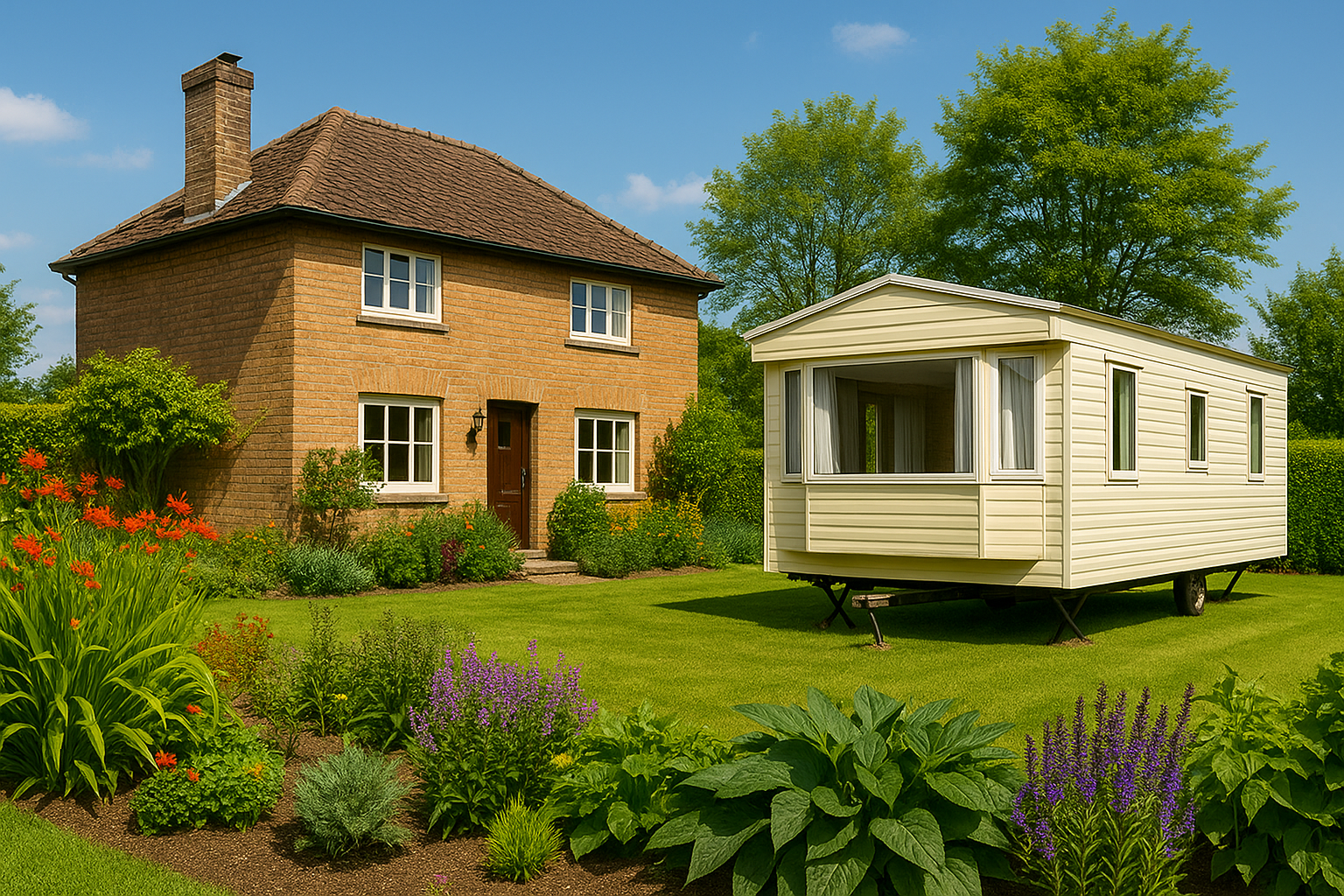 Mag je zomaar een stacaravan in je tuin zetten?