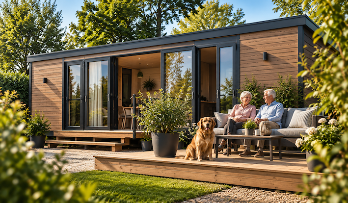 Mag je zomaar een stacaravan, chalet of lodge in je tuin zetten?