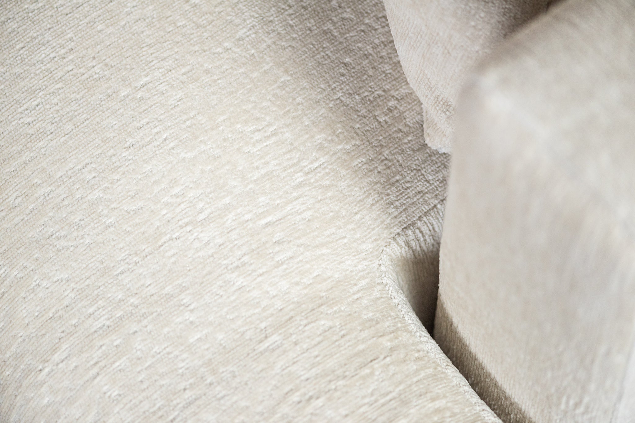 3-zits hoekbank links, stof Loris 01, L720 champagne