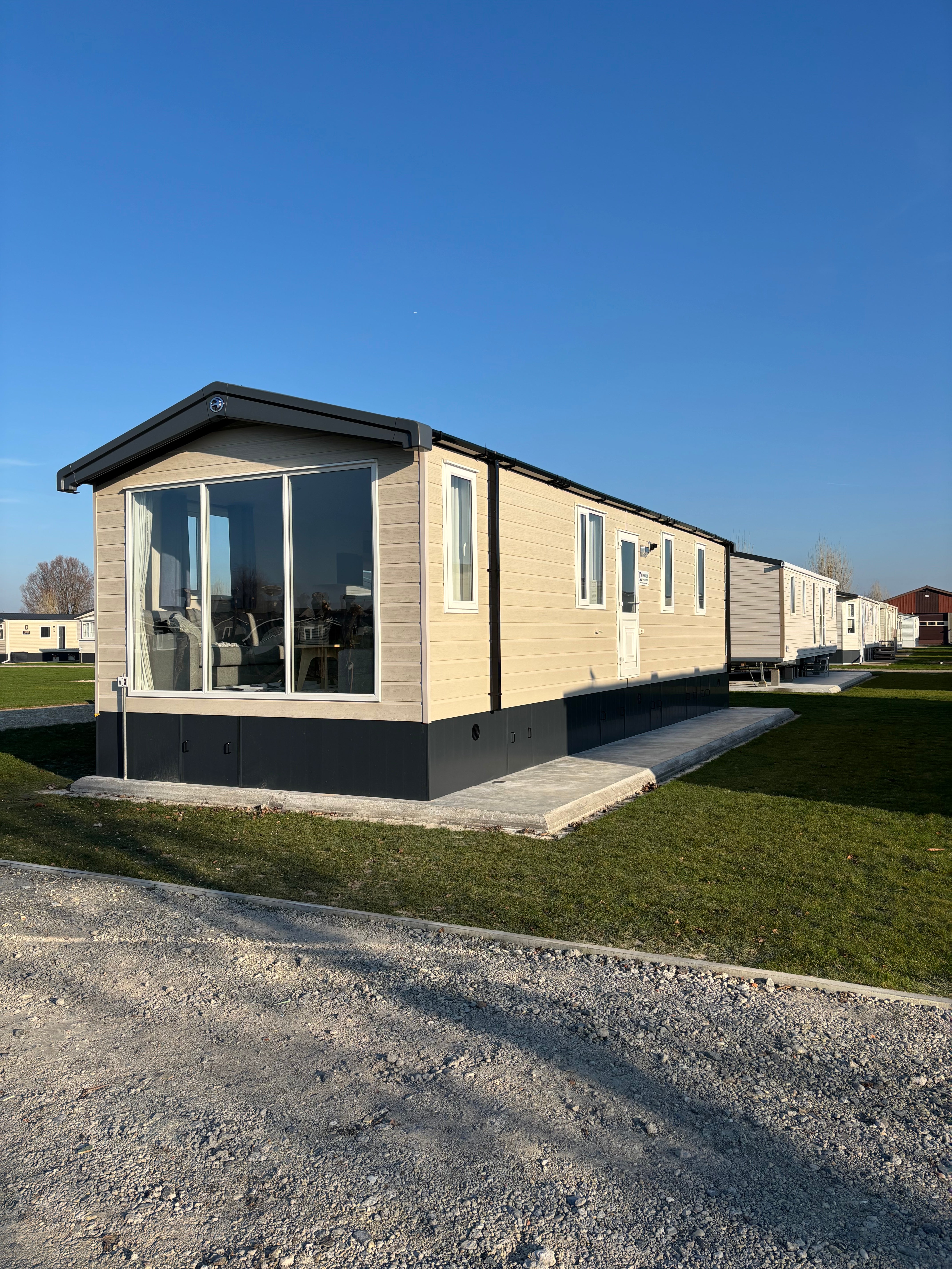 Nieuwe - Swift - Stacaravan Ardennes - 1200/2 - 2 slaapkamers - 1200x380cm - Camping Ter Hoeve Bredene N3