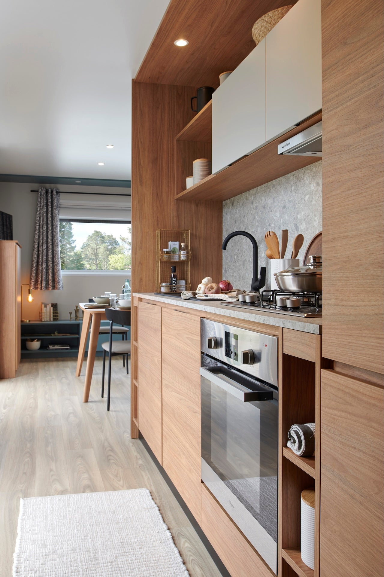 Nieuwe Lodge Mistral Premium Snow - 2 slaapkamers - 1080x400cm - Camping Asterix - Sleutel op de deur