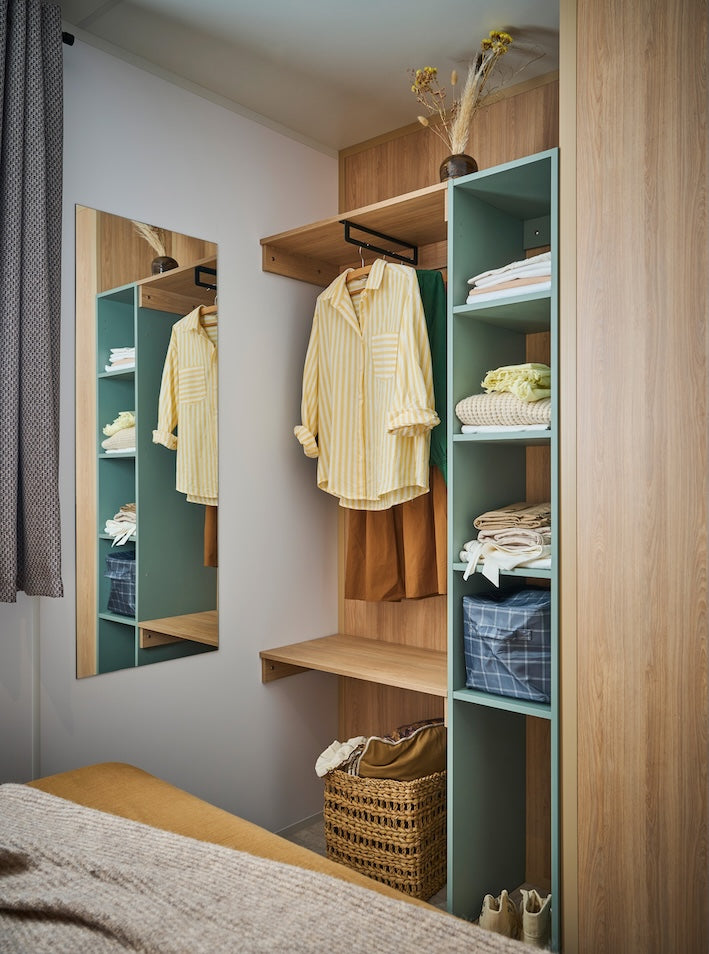 Nieuwe Stacaravan Grand Large 3 Premium Oak - 3 slaapkamers - 880x400cm