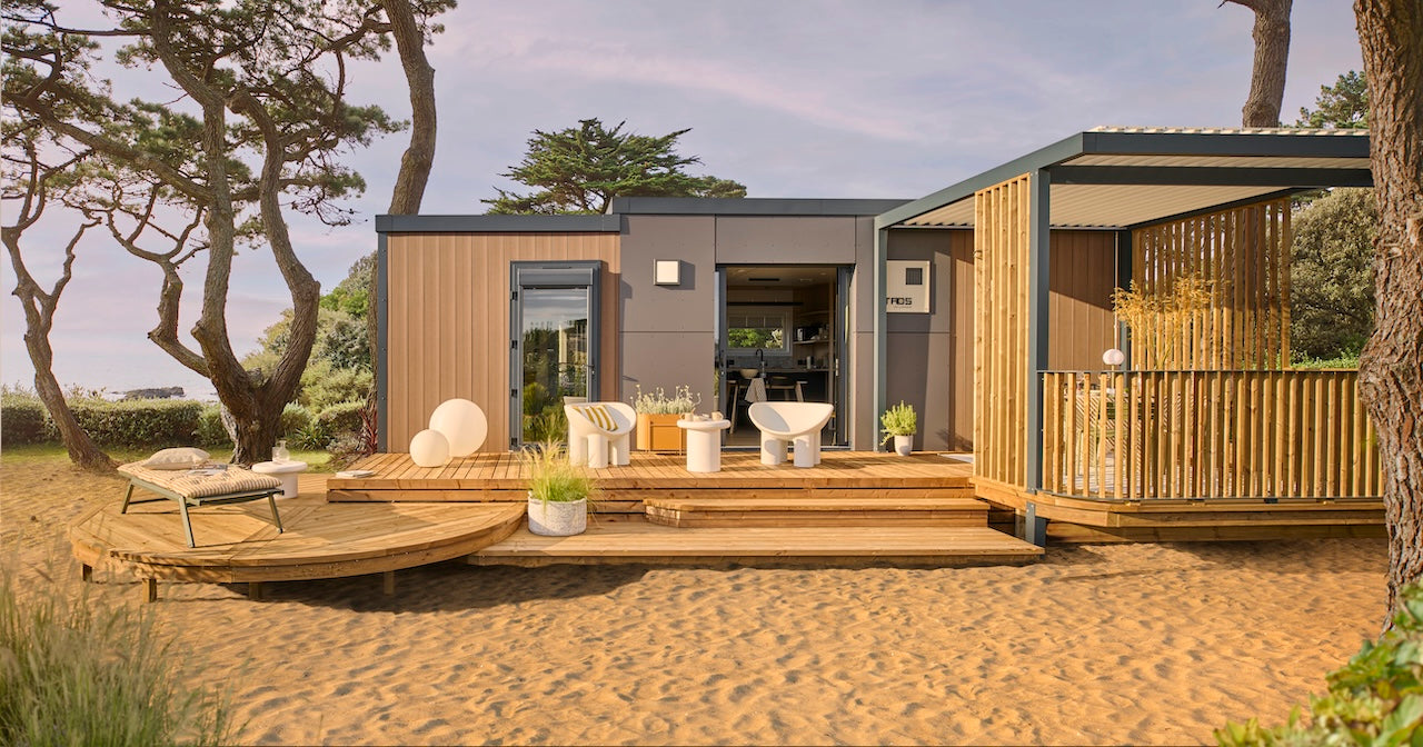 Nieuwe Stacaravan Taos F6 - 3 slaapkamers - 1018x430cm