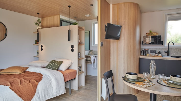 Nieuwe Stacaravan Taos S2 - 1 slaapkamer - 580x430cm