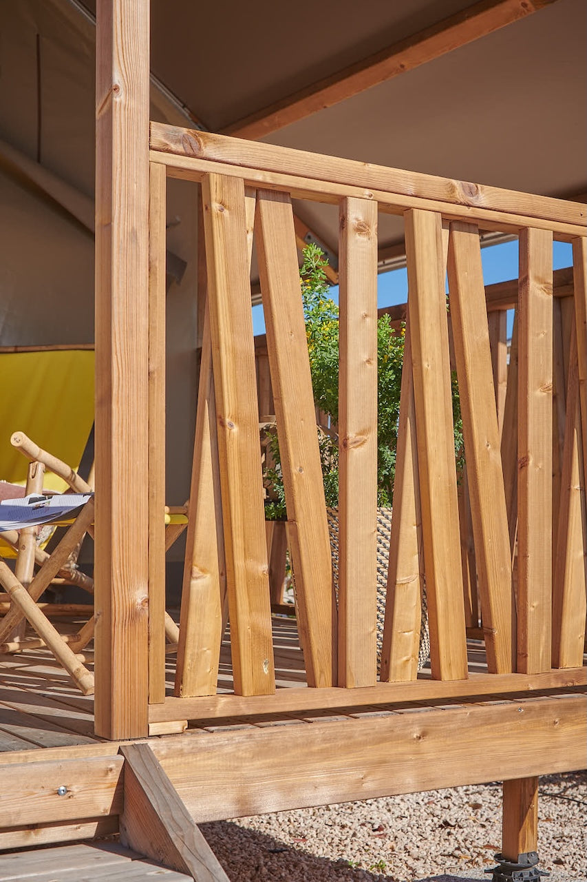 Nieuwe Lodge - Mini Wood 23/2 - 460x750cm - Hoogte 130cm