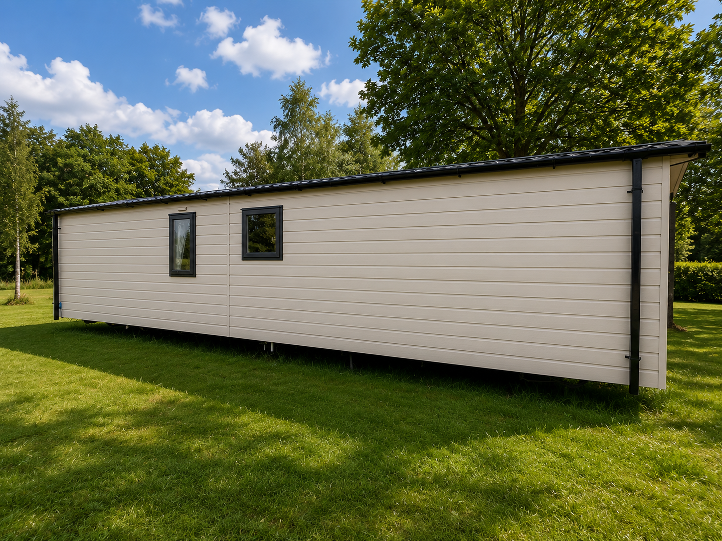 Nieuwe Rodeo Stacaravan Love - 1180/2 - 2 slaapkamers - 1180x370cm