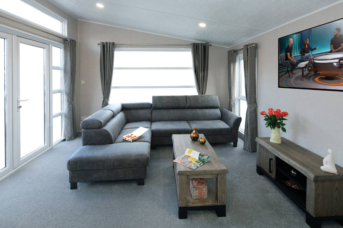 Nieuwe Rodeo Stacaravan York - 1280/3 - 3 slaapkamers - 1280x415cm