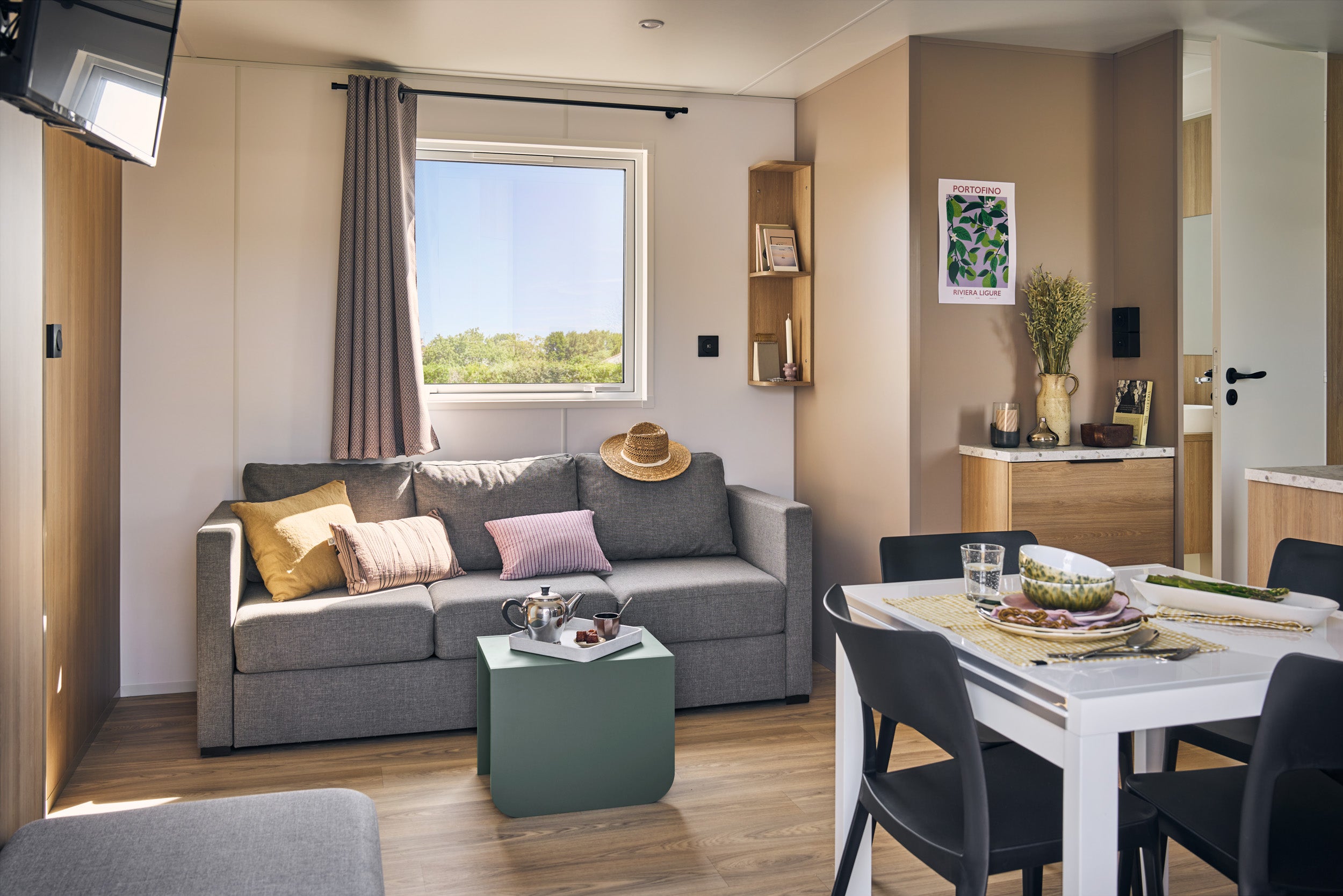 Nieuwe Stacaravan Caraibes - 3 slaapkamers - 1080x400cm