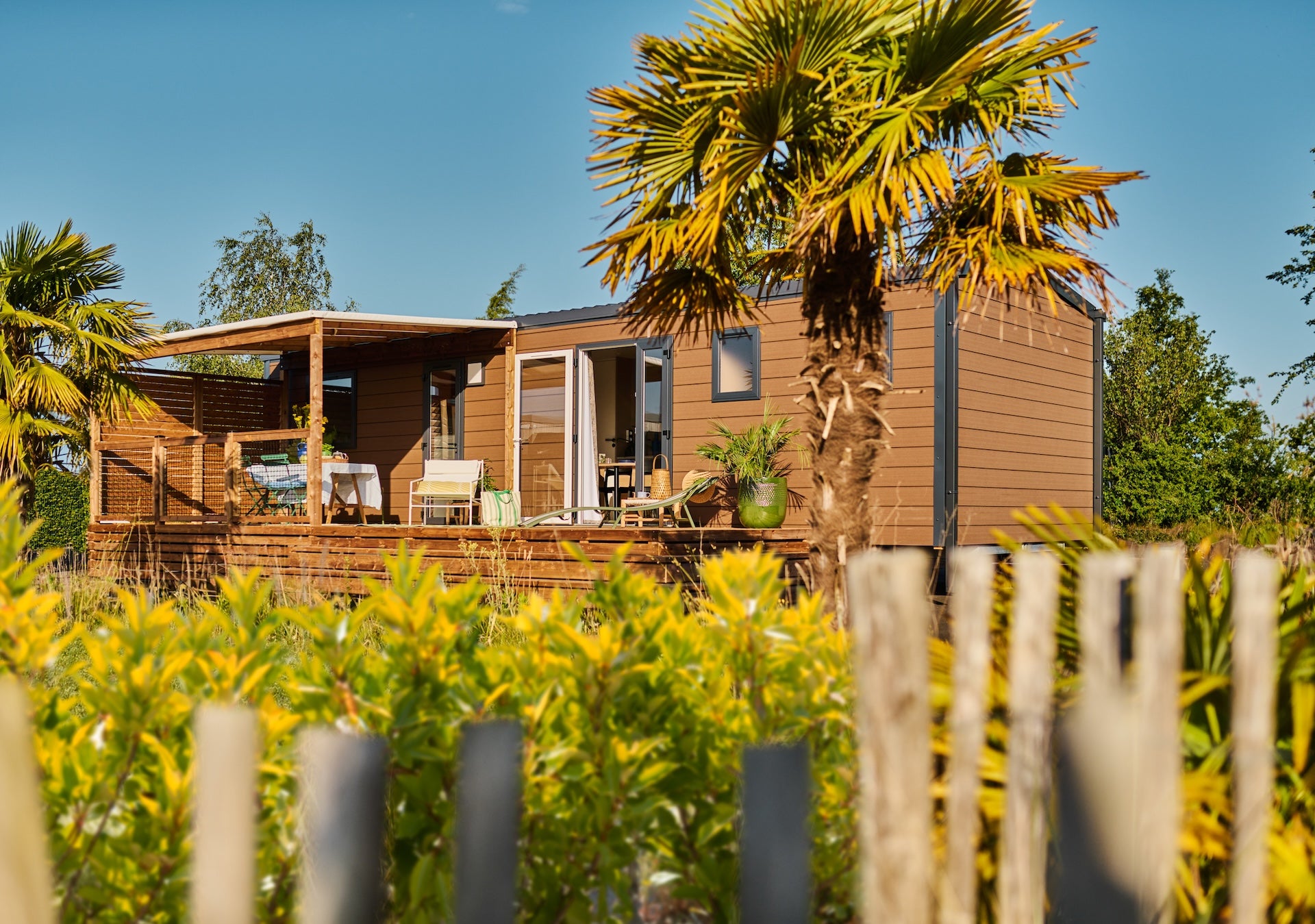 Nieuwe Stacaravan Caraibes - 3 slaapkamers - 1080x400cm