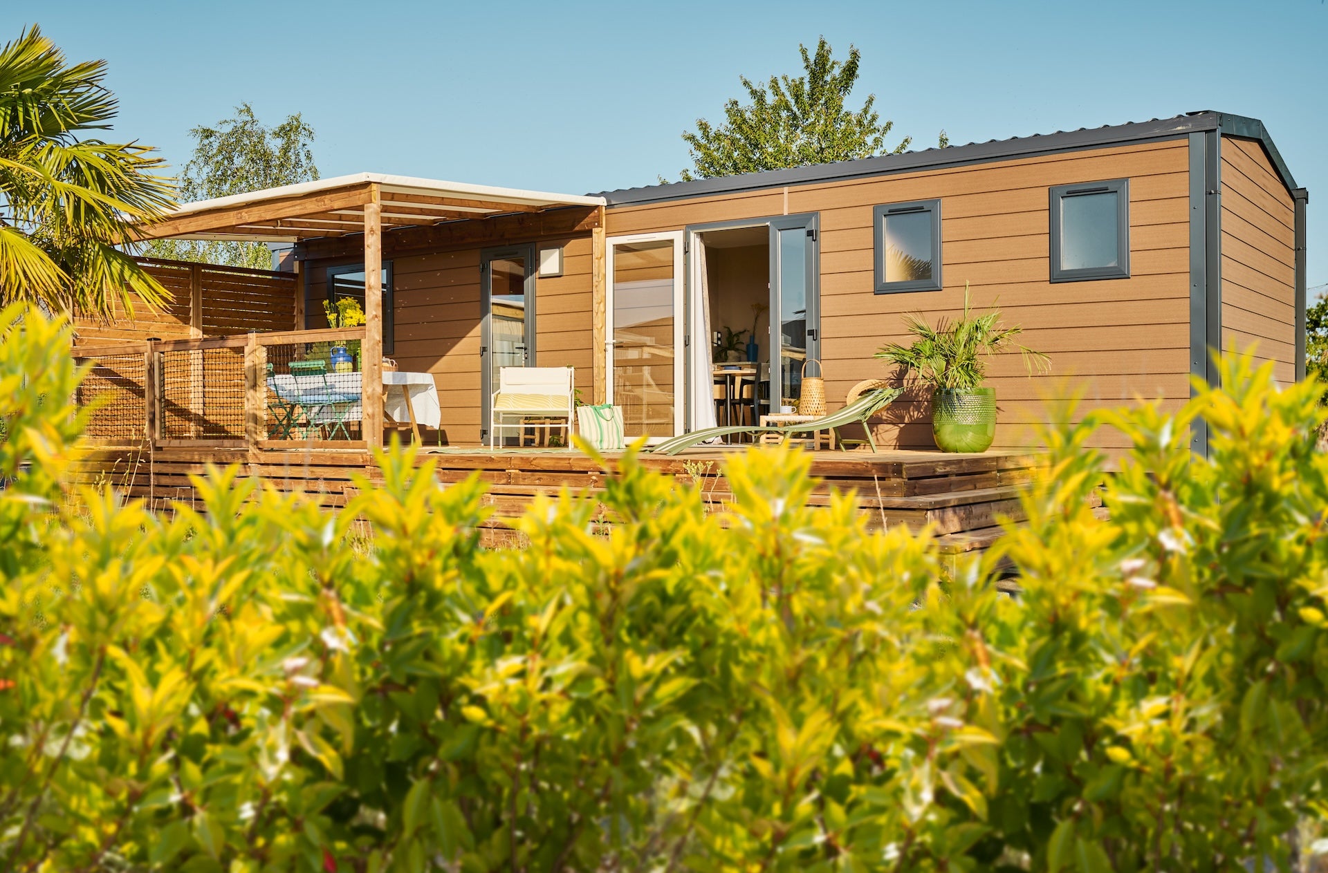 Nieuwe Stacaravan Caraibes - 3 slaapkamers - 1080x400cm