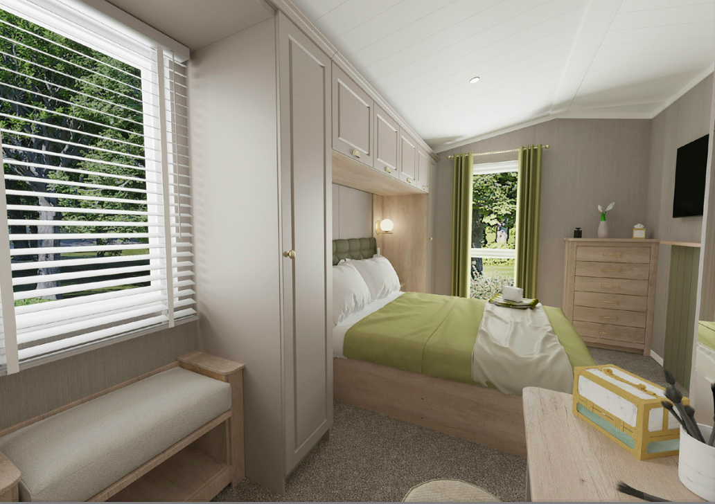 Nieuwe - Swift - Stacaravan Vendee Lodge - 1280/2 - 2 slaapkamers - 1280x400cm