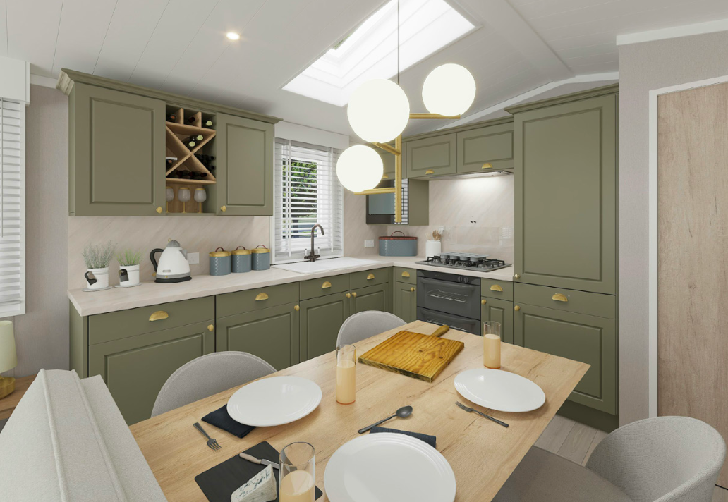 Nieuwe - Swift - Stacaravan Vendee Lodge - 1280/2 - 2 slaapkamers - 1280x400cm