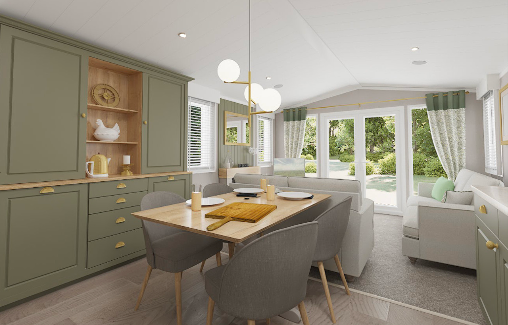 Nieuwe - Swift - Stacaravan Vendee Lodge - 1280/2 - 2 slaapkamers - 1280x400cm