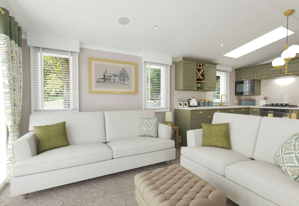 Nieuwe - Swift - Stacaravan Vendee Lodge - 1280/2 - 2 slaapkamers - 1280x400cm