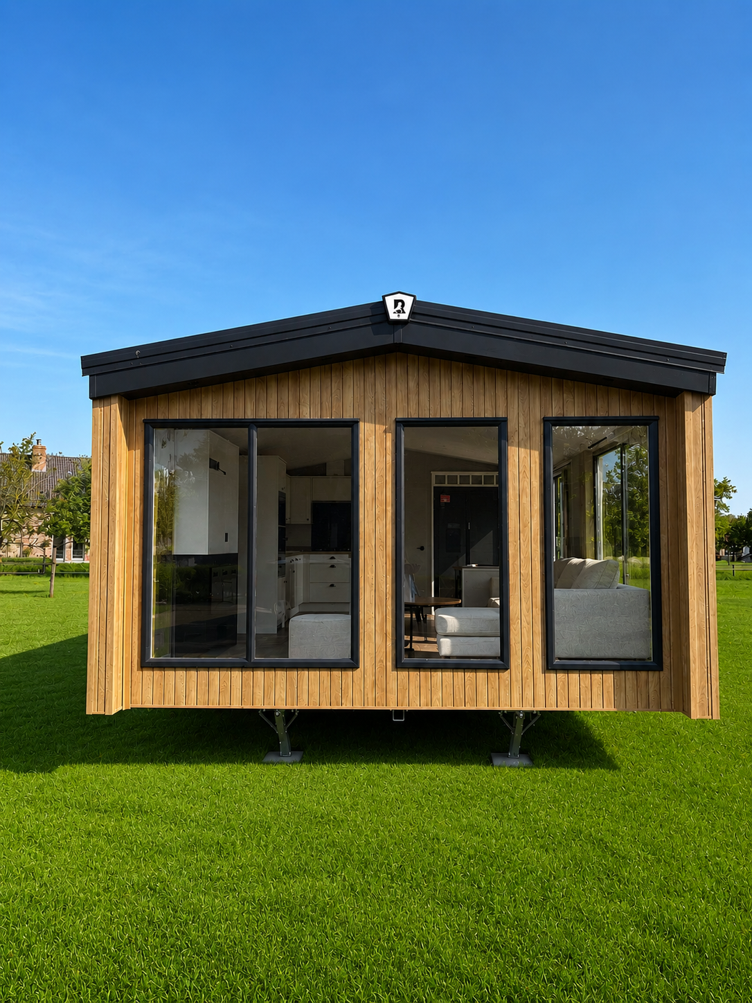 Nouveau Mobil-home Rodeo Brussels Deluxe - 1280/2 - 2 chambres - 1280x420cm