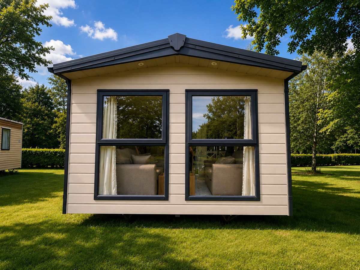 Nieuwe Rodeo Stacaravan Love - 1180/2 - 2 slaapkamers - 1180x370cm