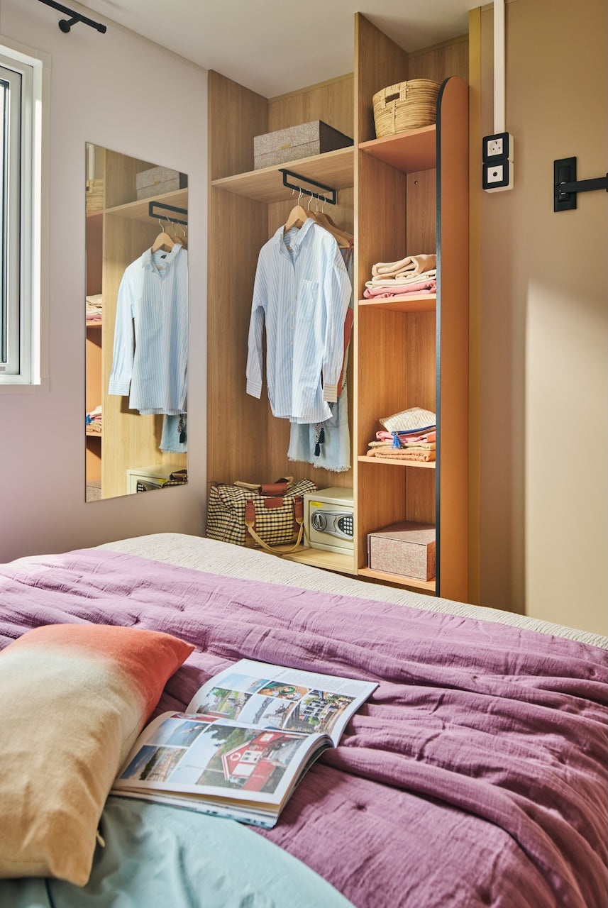 Nieuwe Stacaravan Océane Sand/Lin - 2 slaapkamers - 740x400cm