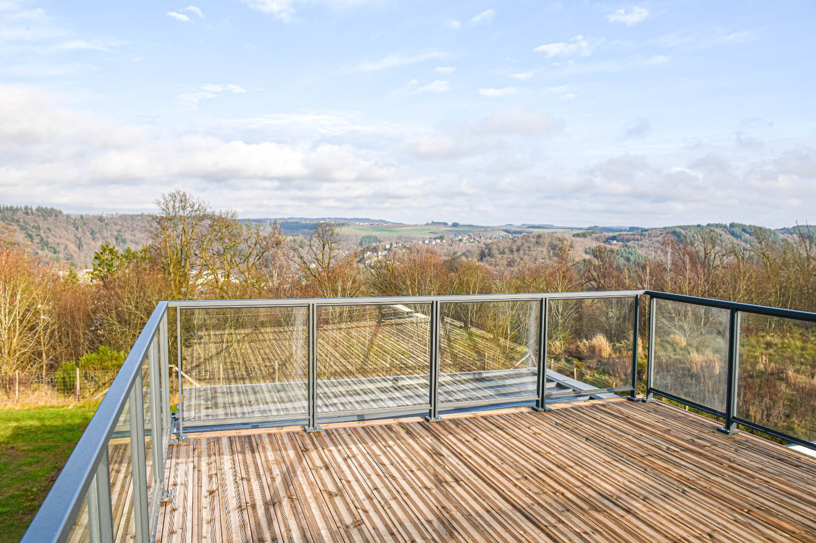 Nieuwe stacaravan Solarium met terras en dakterras - 2 slaapkamers - 1020x450cm - Camping Papillon Bouillon P12