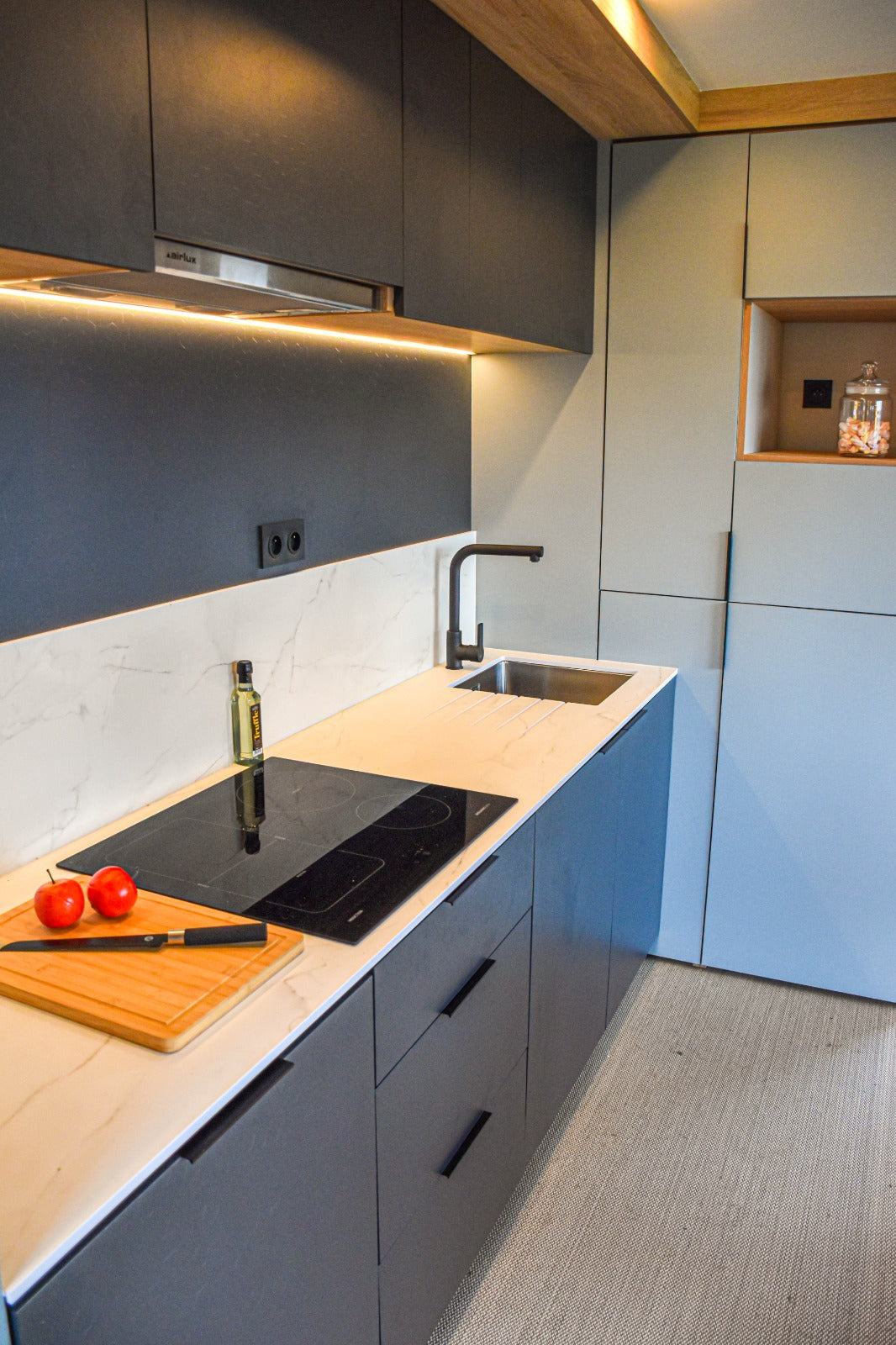 Nieuwe stacaravan Solarium met terras en dakterras - 2 slaapkamers - 1020x450cm - Camping Papillon Bouillon P12