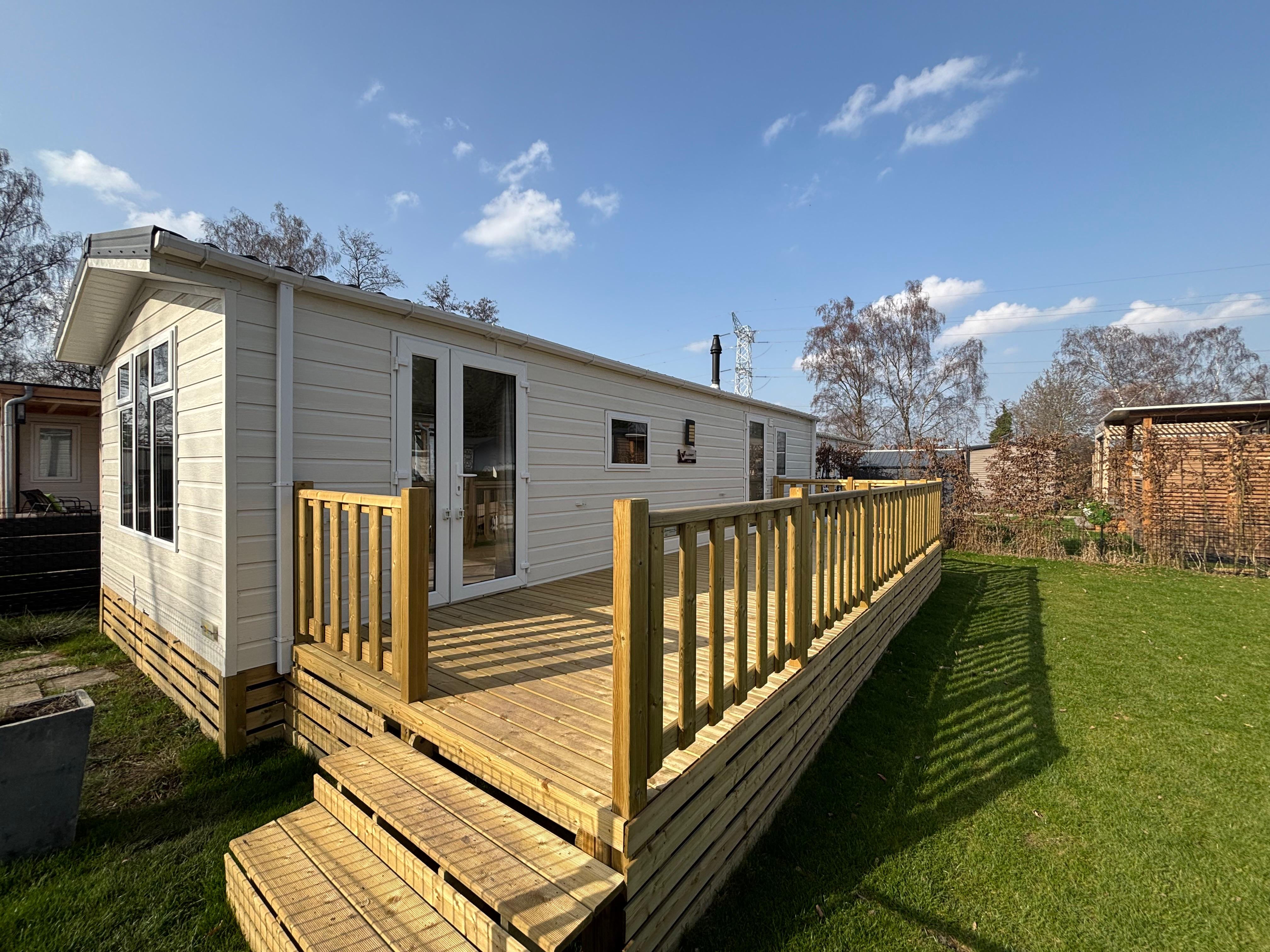 Occassions Willerby Lumic - 1050/2 - 2 slaapkamers - 1050x380cm - Camping Papillon Kinrooi - Perceel 126