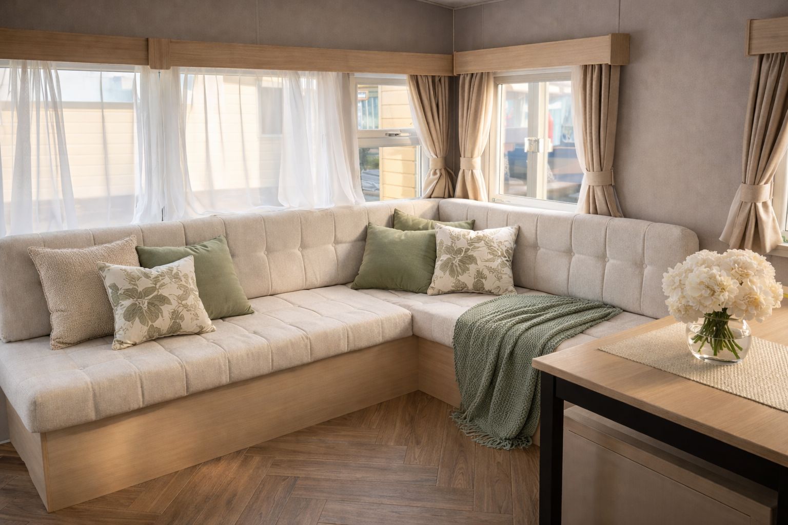 Neu - Sunseeker - Flore Mobilheim - 1100/2 - 2 Schlafzimmer - 1100x370cm