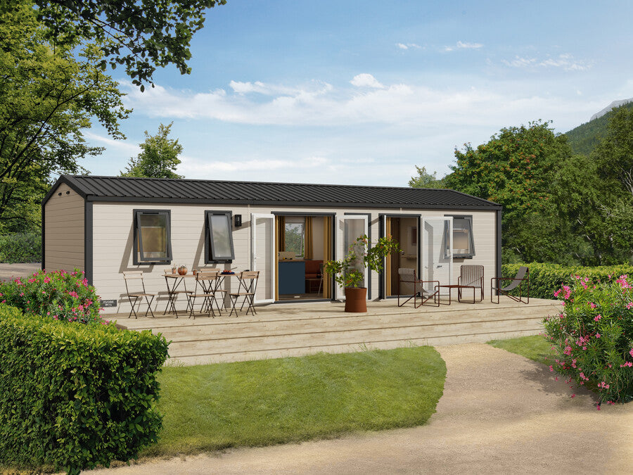 Nieuwe Stacaravan One - 3 slaapkamers - 1065x400cm