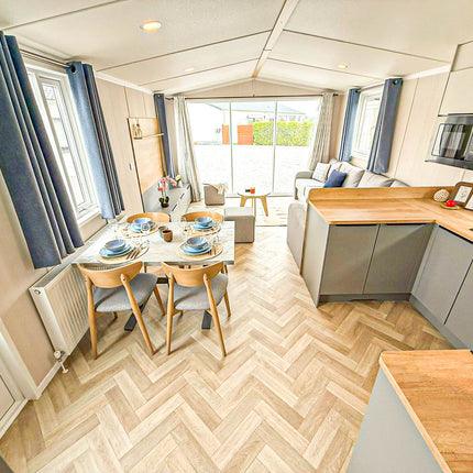Nieuwe - Swift - Stacaravan Ardennes - 1200/2 - 2 slaapkamers - 1200x380cm