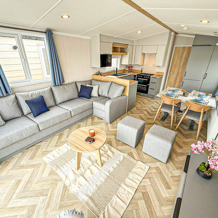 Nieuwe - Swift - Stacaravan Ardennes - 1200/2 - 2 slaapkamers - 1200x380cm