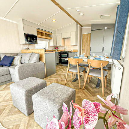 Nieuwe - Swift - Stacaravan Ardennes - 1200/2 - 2 slaapkamers - 1200x380cm