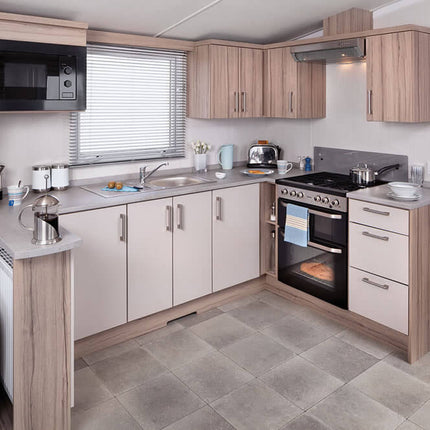 Nieuwe - Swift - Stacaravan Atlantique - 1100/2 - 2 slaapkamers - 1100x370cm