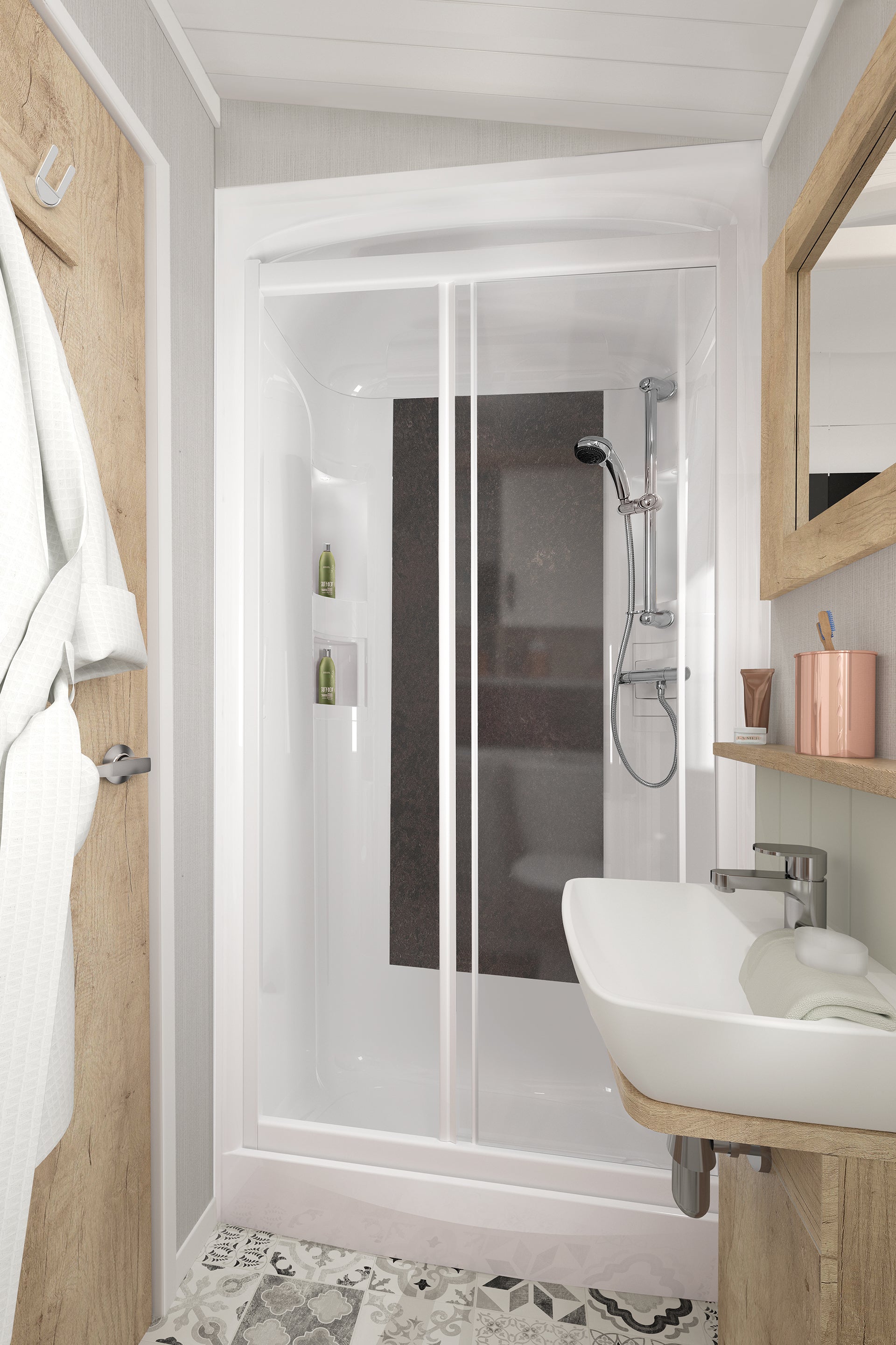 Nieuwe - Swift - Stacaravan Vendee Lodge - 1280/2 - 2 slaapkamers - 1280x400cm