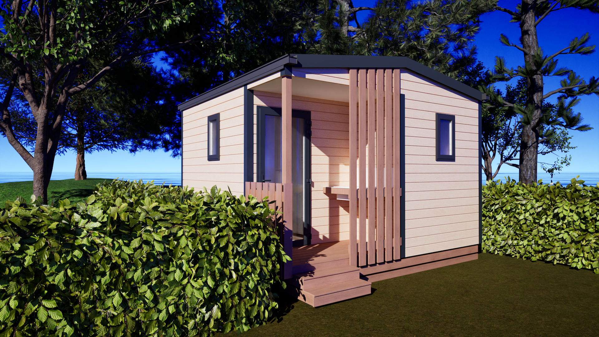 Nieuwe sanitaire blok - 2 badkamers - 6m2